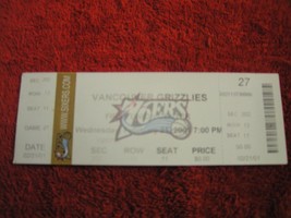 NBA Vancouver Grizzlies Vs. Philadelphia 76ers 2-21-09 Ticket Stub - £1.99 GBP