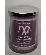 Bath &amp; Body Works Twisted Peppermint Single Wick Scented Candle - $21.95