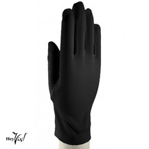 Black Wrist Length Stretch Nylon Dress Gloves Wedding Church Formal - He... - $16.00