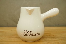 MODERN Porcelain Williams Sonoma Bonjour Hot Chocolate Serving Pot Base 6.25&quot; - £14.25 GBP