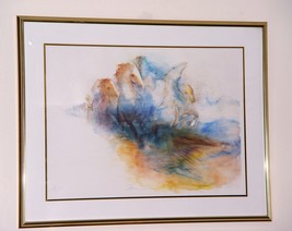 Horses  Beatrice Bulteau Serigraph Signed Artist&#39;s Proof  1985 Framed - £786.35 GBP