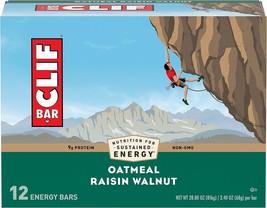 Clif Bar Energy Bar Oatmeal Raisin Walnut - 12-2.4 oz (68 g) bars [28.8 oz (816  - £28.94 GBP