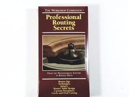 Professional Routing Secrets Instructional VHS Tape - NEW SEALED- - £14.96 GBP