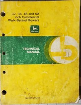 John Deere TM1305 Technical Manual July 1988  Walk Behind Mowers - £40.30 GBP