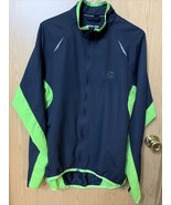 CANNONDALE WINDBREAKER LIGHTWEIGHT WOMENS L BACK POCKET BLACK/ GREEN - $38.94 CAD