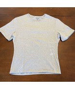 Spanx Cotton Compression Undershirt Womens XXL 2XL Gray Short Sleeve Sha... - £11.70 GBP
