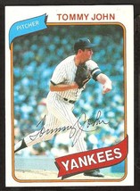 New York Yankees Tommy John 1980 Topps Baseball Card # 690 Ex Mt - £0.42 GBP