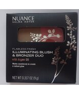 Salma Hayek Nuance Flawless Finish Illuminating Blush &amp; Bronzer Duo with... - $19.59