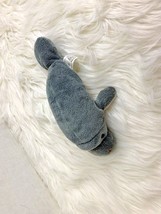 fiesta 9 in Tall Bean Bag Plush Manatee Stuffed Animal Toy Gray - £10.12 GBP