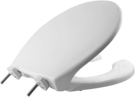 Bemis 7750Tdg 000 Commercial Heavy Duty Open Front Toilet Seat With Cover, White - £35.09 GBP