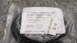 Fender Flare Kit WF-CS07-85-MBK 2007 to 2013 Chevy Silverado 1500 2500HD... - $19.99