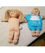 Cabbage Patch Kids Dolls Xavier Roberts 1982, 1983 Lot of (2) Girl &amp; Boy... - $20.31