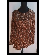 Koton Ladies Medium Leopard Print Top Elastic Waist UK Size XL NEW - $31.12 CAD