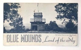 Blue Mounds Land of the Sky Park Information Pamphlet Historical Wisconsin - £6.30 GBP