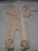 NEW Laura Ashley Sleep And Play 6-9 Months Pink Floral Sleeper Footie outfit  - £6.41 GBP