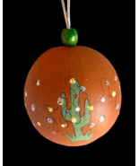 Cactus with Lights Christmas Ornament Ball Handpainted Signed Iris Weste... - €34,83 EUR