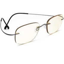 Silhouette Eyeglasses 7799 Gunmetal Rimless Metal Frame 51[]21 140 - £62.90 GBP