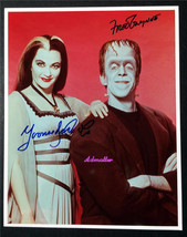 The Munsters Fred Gwynne Yvonne DeCarlo Autographed Photo! Authentic Boldly Hand - £274.38 GBP
