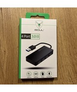 4-Port USB 3.0 Hub for Laptop Ultra-Slim Data USB Hub 0.6 ft Extended Ca... - £12.53 GBP