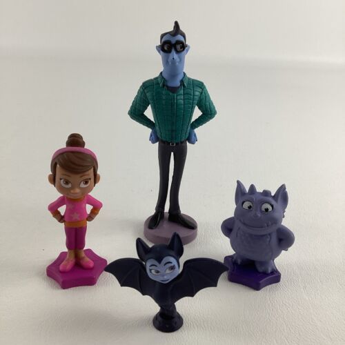 Disney Vampirina Deluxe PVC Figures Toppers 4pc Lot Boris Poppy Gregoria... - $14.80