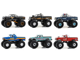 &quot;Kings of Crunch&quot; Set of 6 Monster Trucks Series 14 1/64 Diecast Model Trucks by - £56.70 GBP