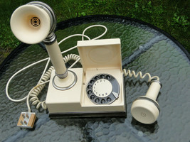 Vintage Soviet Polant Rotary Dial Telephone TELKOM RWT Malwa 1981 - £50.11 GBP