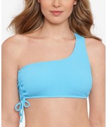 MSRP $20 Salt + Cove Juniors Sandy Ribbed One-Shoulder Bikini Top Blue S... - $5.40 CAD