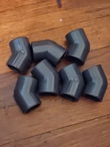 Spears 819-007 Schedule 80 PVC 45 Degree Elbow Lot of 7 F15 - $18.78