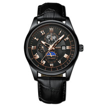 Binbang Business Belt Watch Men&#39;s Quartz Watch Waterproof Famous Watch Men&#39;s Wat - £23.98 GBP