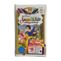 Snow White #1524 VHS 1994 Walt Disney Masterpiece Collection New - £22.89 GBP