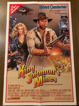 King Solomon’s Mines 1985, Action/Adventure Original One Sheet Movie Poster  - £38.94 GBP
