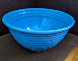 Bauer Pottery Ring Ware Rings in-out  Delph Blue 9 Mixing Bowl 11&quot; diameter - £69.81 GBP