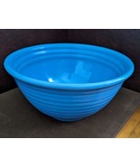 Bauer Pottery Ring Ware Rings in-out  Delph Blue 9 Mixing Bowl 11&quot; diameter - £68.40 GBP