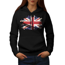 Union Jack Flag London UK Sweatshirt Hoody Britain Life Women Hoodie - $21.99
