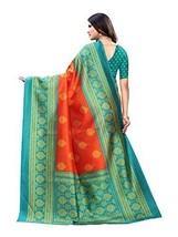 Women&#39;s Saree With Blouse Piece Sari Dress Clothes Party Wear indian - £14.40 GBP
