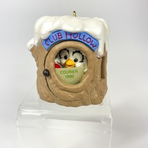 Club Hollow Owl 1990 Hallmark Keepsake Collector&#39;s Club Christmas Ornament - £6.32 GBP