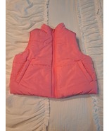 Girls Puffer Vest Jacket Coat Size 10 Years Shein Pink & White ❤ - $7.00