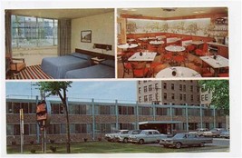 Motel Continental Postcard with Rates Milwaukee Wisconsin 1961 - $9.90