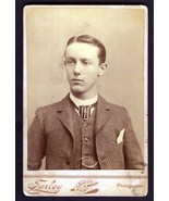 Vintage Cabinet Card - Portrain of Young Man -1850&#39;s Original - $277.73 MXN