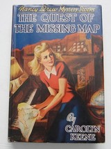 Nancy Drew #19 Quest of the Missing Map ~ Carolyn Keene Wartime 1943B-5 - $68.59