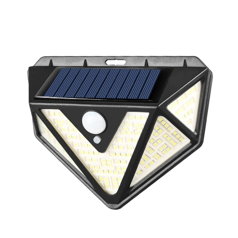 Outdoor Solar Motion Sensor Wall Light 166 LED 270° Wide Angle IP65 Waterproof 3 - £17.87 GBP