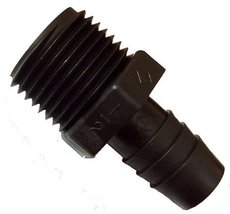 Fleck (13308) Drain Hose Barb Connection 1/2&quot; NPT x 1/2&quot; Barb - $23.29 MXN