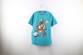Vintage 90s Looney Tunes Mens Large Distressed Tazmanian Devil Baseball T-Shirt - £35.37 GBP