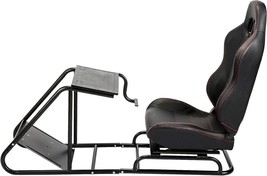 ZS Driving Game Sim Racing Frame Rig &amp; Seat - Wheel Pedals Xbox PS PC Console F1 - £202.31 GBP