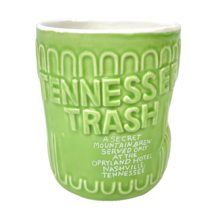 Tennessee Trash Opryland Hotel Dented Garbage Can Ceramic Cocktail Mug Cup - $14.45