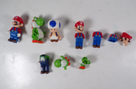 K'nex Mario & Yoshi Figures, Near-Complete Toad + Luigi, More Head, Torso, Parts - $14.50