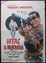 1966 Original Movie Poster Hired Killer Prosperi Franco Nero Webber Italian YU - £14.41 GBP