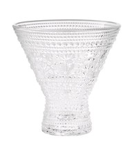Four (4) Pioneer Woman ~ CHANNING ~ 9.5 Oz ~ Embossed CLEAR Cocktail Glass - $938.55 MXN