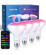 The Lepro Br1 Smart Light Bulbs Are Available In Four Packs And Feature ... - $973.07 MXN
