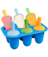 Popsicles Mold Silicone, 6 Slots BPA-Free Ice Pop Mold, Reusable NEW - $427.04 MXN